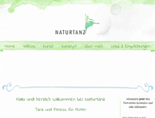 Tablet Screenshot of naturtanz.de